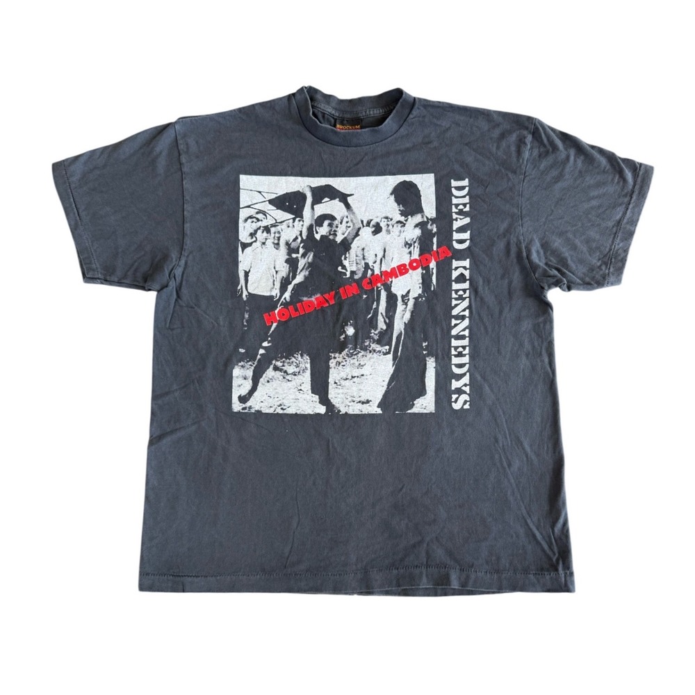 Vintage Dead Kennedys Holiday In Cambodia T-Shirt 90's Rock Size XL REPRINT